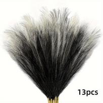 Dirbtiniai šilko pampas lapai,  Juoda