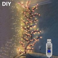 LED vyšnių žiedų girlianda