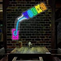 Neoninė LED juosta buteliui