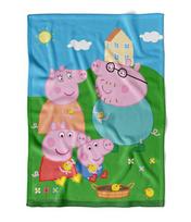 Vilnonė antklodė Nakvynė 150x200 Peppa Pig