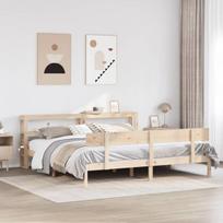 vidaXL Lovos rėmas be čiužinio, 180x200cm, pušies medienos masyvas