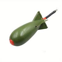 Žvejybos masalo raketinis tiektuvas, žalia,  Žalias