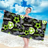 Paplūdimio rankšluostis 100x180 SUMMER XXL Futbolas