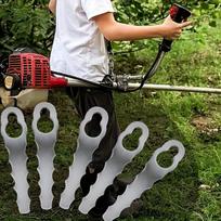 Metalinis dantytas vejapjovės peilis