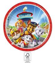 Vienkartinės popierinės lėkštės Paw Patrol Rescue Heroes, 8 vnt.