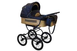 Universalus vežimėlis Isabell Baby Fashion 3in1, black/gold