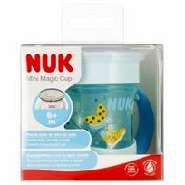 Gertuvė NUK Mini Magic Cup, mėlyna, 6+ mėn, 160 ml