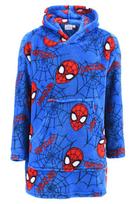 Pončas su gaubtu vaikams Spiderman, mėlynas