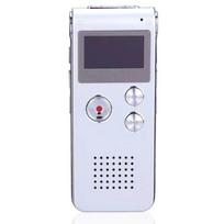 Diktofonas Diktofonai, Nešiojamas skaitmeninis diktofonas, LCD diktofonas MP3-16GB grotuvas (sidabrinis)