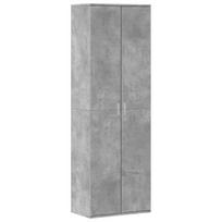 vidaXL Komoda, betono pilkos spalvos, 60x35x180cm, apdirbta mediena
