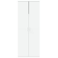 vidaXL Komoda, baltos spalvos, 70x35x180cm, apdirbta mediena
