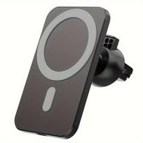 Telefono laikiklis Magsafe belaidis automobilio įkroviklis,  Black-Air išleidimo angos montavimas
