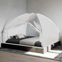 Tinklelis nuo uodų su durimis Mongolia, baltas, 200x180x135 cm, 200 x 180 x 135 cm
