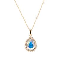 Papuošalų rinkinys moterims DiamondSky Celestial Drop (Aurora Borealis) su Swarovski kristalais