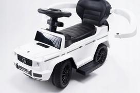 Paspiriama mašinėlė NELIK RIDE-ON MERCEDES G 3in1 , balta
