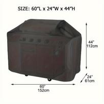 Didelis 165.1cm Stiprus Dujinės Grilio Užvalkalas - Laukui , 60L*24W*44H colių