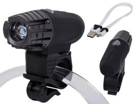 Priekinis dviračio žibintas LED XM-L2 USB