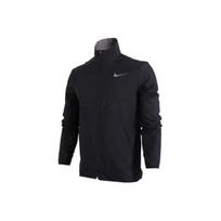 Nike Vėjo nepraleidžianti kvėpuojanti sportinė laisvalaikio striukė su stovinčia apykakle ir užtrauktuku vyrams striukės 800200-010 L