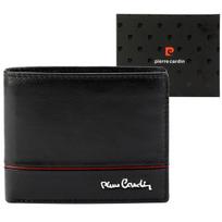 Piniginė vyrams Pierre Cardin YS605 8825 - Juoda, raudona, Juoda + raudona