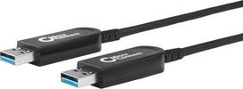 USB kabelis MicroConnect USB-A - USB-A 15 m Black (USB3.0AA15BOP) | USB3.0AA15BOP | 5706998942289