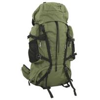 Turistinė kuprinė, uniformnė žalia, 100l, oksfordo audinys