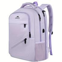 Kuprinė nešiojamam kompiuteriui su USB jungtimi, violetinė,  Violetinė
