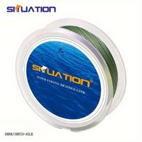 Pintas žvejybos valas Situation Super Strong, žalias, 45 LB/0,32 mm – 109YDS