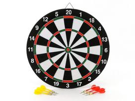 Smiginio rinkinys su 6 aštriais smiginiais Ø43 cm 14+