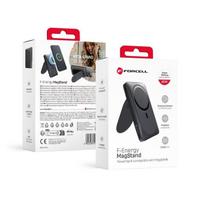 Atsarginis maitinimo šaltinis ("Power Bank") Išorinė baterija POWER BANK Forcell F-ENERGY (F10K2) 10000mAh su belaidžiu įkrovikliu (Magsafe 20W) juoda