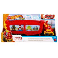 Sunkvežimis Marvel Hulkbuster Hauler Truck iš Hot Wheels RacerVerse, telpa 10 vnt.
