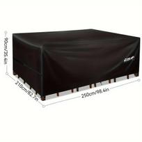 EZLIF 420D Oksfordo Audinys Lauko Įrangos Apsauga , A: 250 * 210 * 90 cm / 98 * 83 * 35 colių