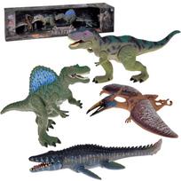 Didelių dinozaurų figūrų rinkinys, 4 dalys, figūros su judančiais elementais ZA5689