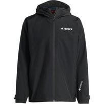 Adidas Xpr 2L Gore Jacket Logo Breathable Hooded Hiking Waterproof Windbreaker Men Jackets Black JD8344 2XL