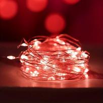 LED vario vielos girlianda dekoratyvinė, Raudona