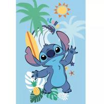 Vaikiška fliso antklodė Disney Lilo and Stitch, 100x150 cm.
