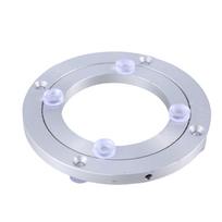Aliuminio Besisukanti Platforma Metalinis Ekspozicinis Stovas Lengvas Besisukantis Padėklas Lengvas Stikliniams Indams 12CM