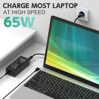 65w Usb-c Įkroviklis Nešiojamiems Kompiuteriams (pd Greitas Įkrovimas)