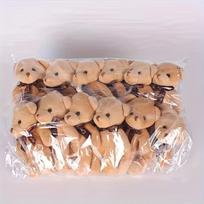 Mini pliušiniai meškiukai vaikams,  Khaki spalva