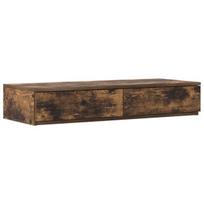 Lovos stalčiai Rūkytas Ąžuolas 100x36,5x16,5 cm Iš_inžinerinės_medžiagos