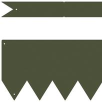 sodo bortai 10 vnt alyvuogių žalia 100x0,5x15 cm plastikas