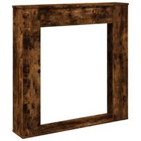 Židinio apvadas, dūminio ąžuolo, 100x20x100cm, apdirbta mediena