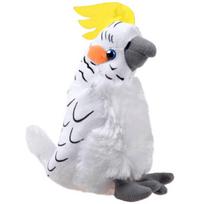 Minkštas žaislas Papūga Nimfa Beppe, balta, 17 cm