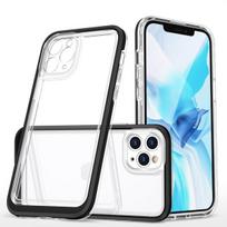 Hurtel Clear 3in1 Case skirtas iPhone 11 Pro Max, juodas