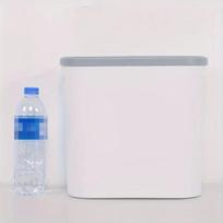 10L Blizgus Plastikinis Šiukšlių Dėžė Su Spaudžiamu Dangčiu