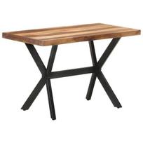 Valgomojo stalas, 120x60x75cm, rudas