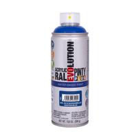 Vandens pagrindo akriliniai purškiami dažai mėlyna RAL 5010 PintyPlus Evolution 400ml