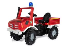 Vaikiškas automobilis su pedalais Rolly Toys rollyUnimog Fire