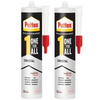 2x "Pattex One4All Crystal" 290 g montavimo klijai