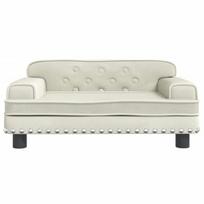 Vaikiška sofa vidaXL, smėlio spalvos