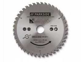 Parkside pjovimo diskas medienai, mdf plokštėms, 210 mm, 42 dantys